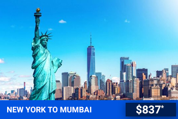 Newyork to Mumbai flights