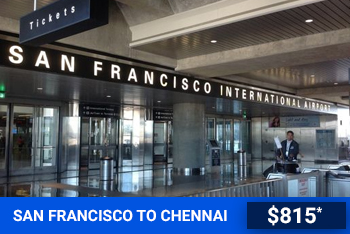 San Francisco to Chennai flights